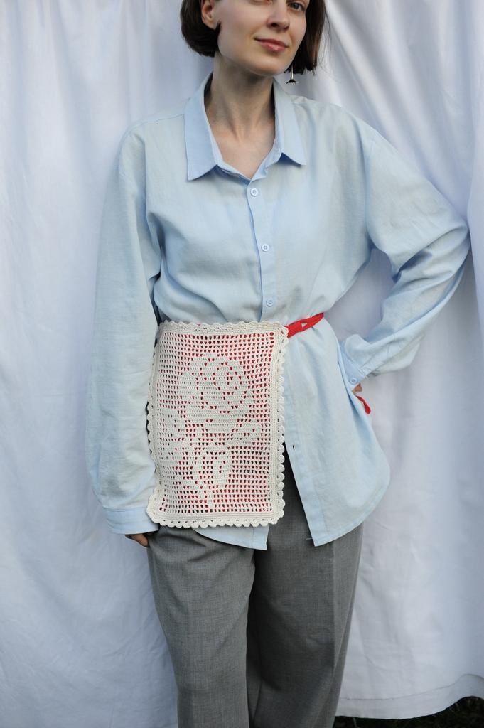 Rose bag/apron