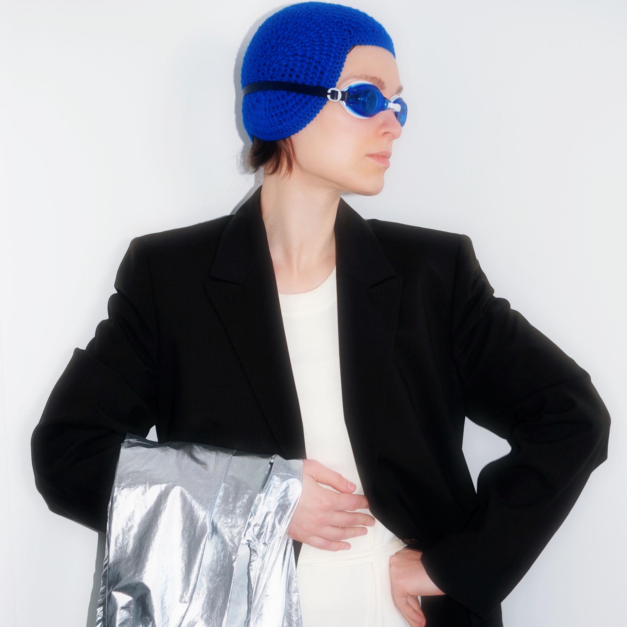 Swimming cap - cobalt