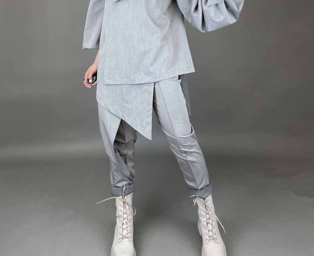 Wrap trousers (grey)