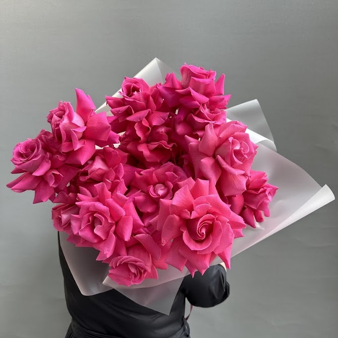 розовые розы купить