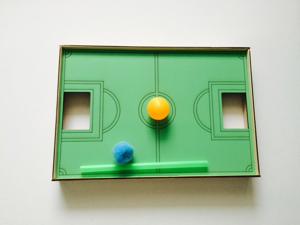 Игра для развития речевого дыхания "Футбол"