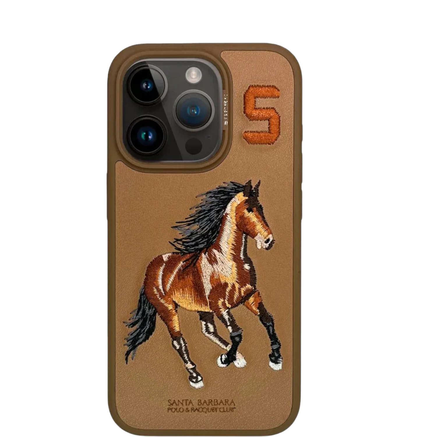Чехол для iPhone 15 Pro Santa Barbara Polo & Racquet Club Ravel Boris коричневый