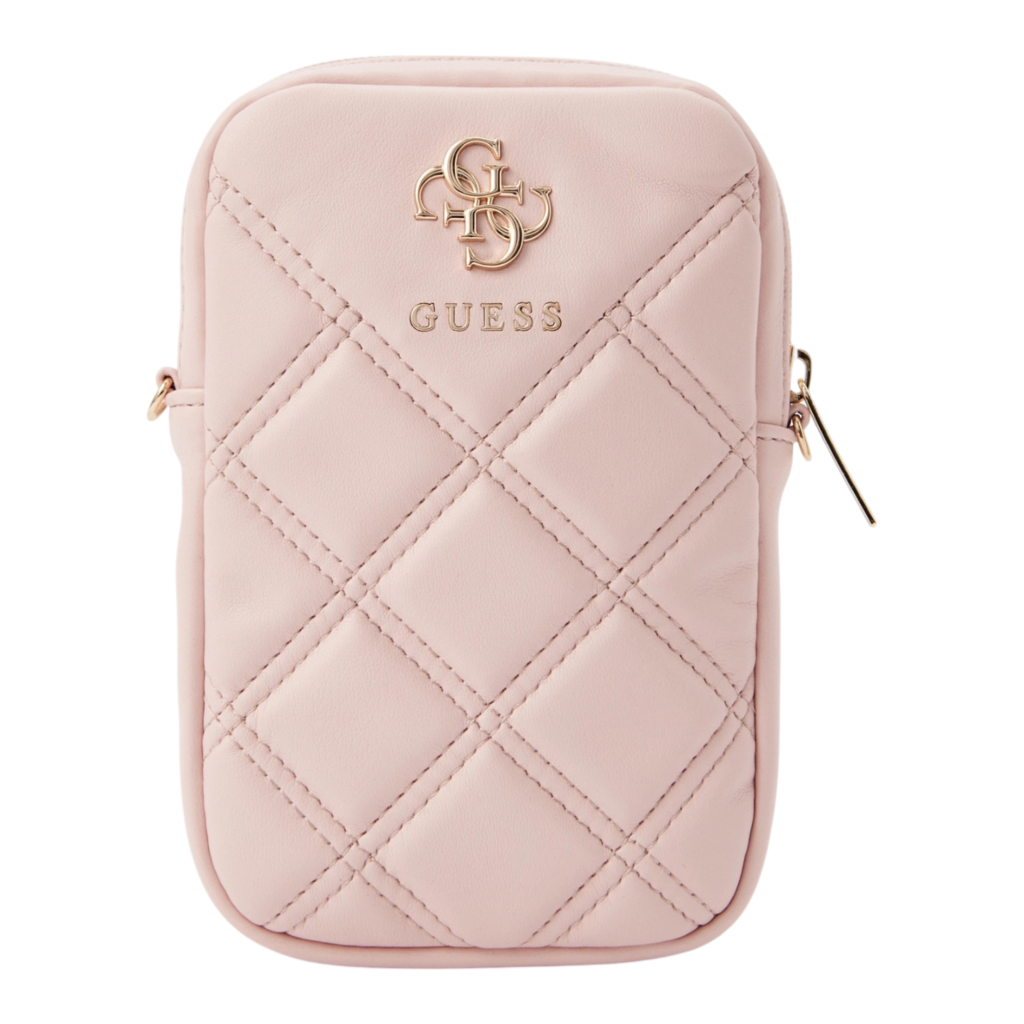 Сумка из экокожи GUESS Pink