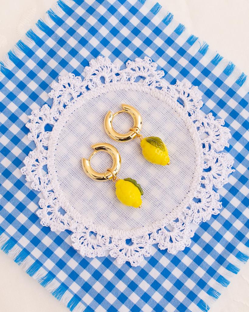 Серьги Chérie [лимонные]