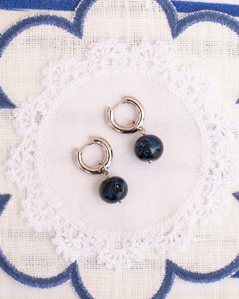 Серьги Chérie [черничные]