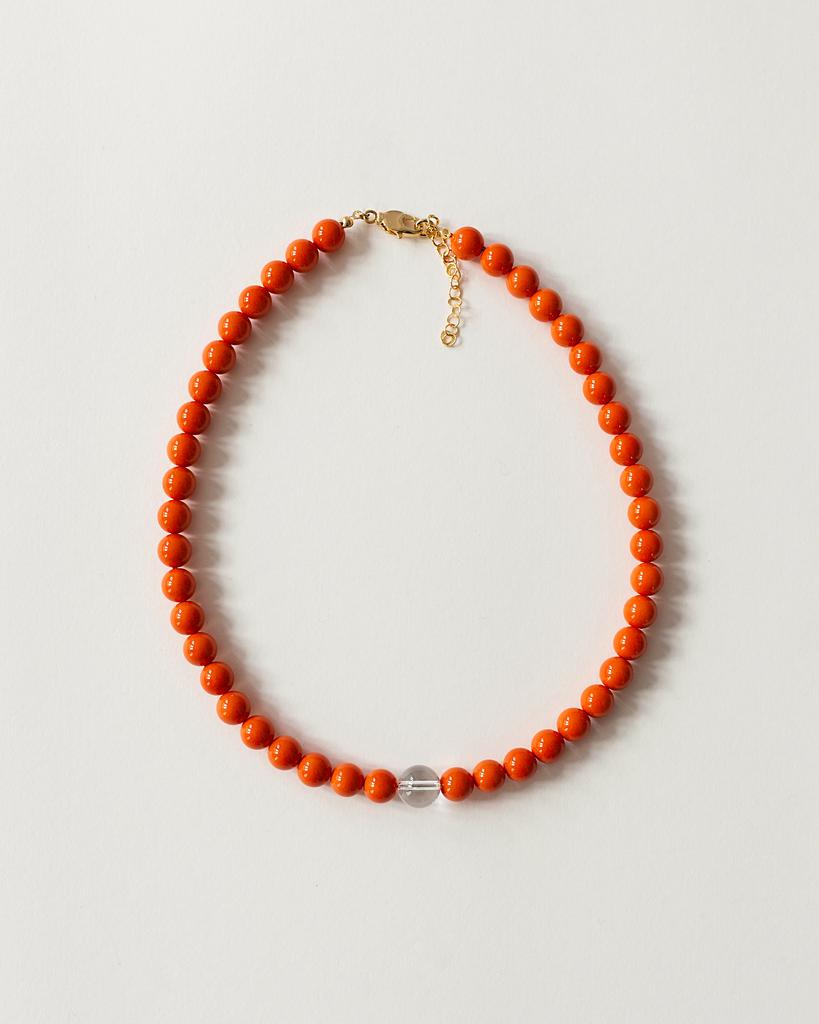 Чокер оранжевый