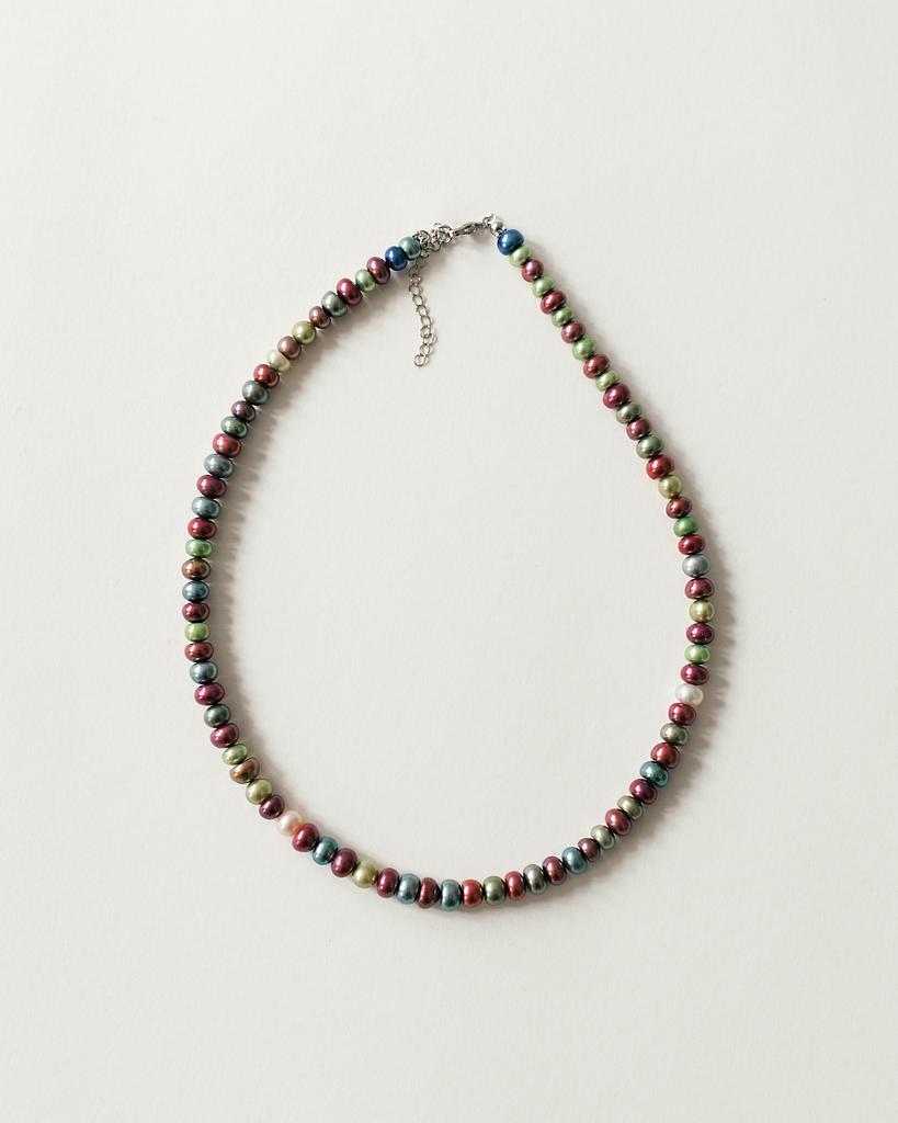 Чокер из цветного жемчуга