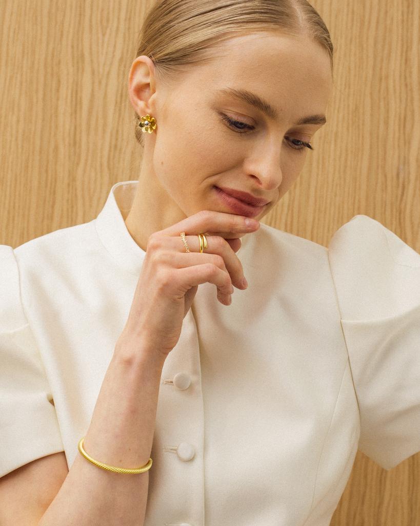 Серьги цветочки