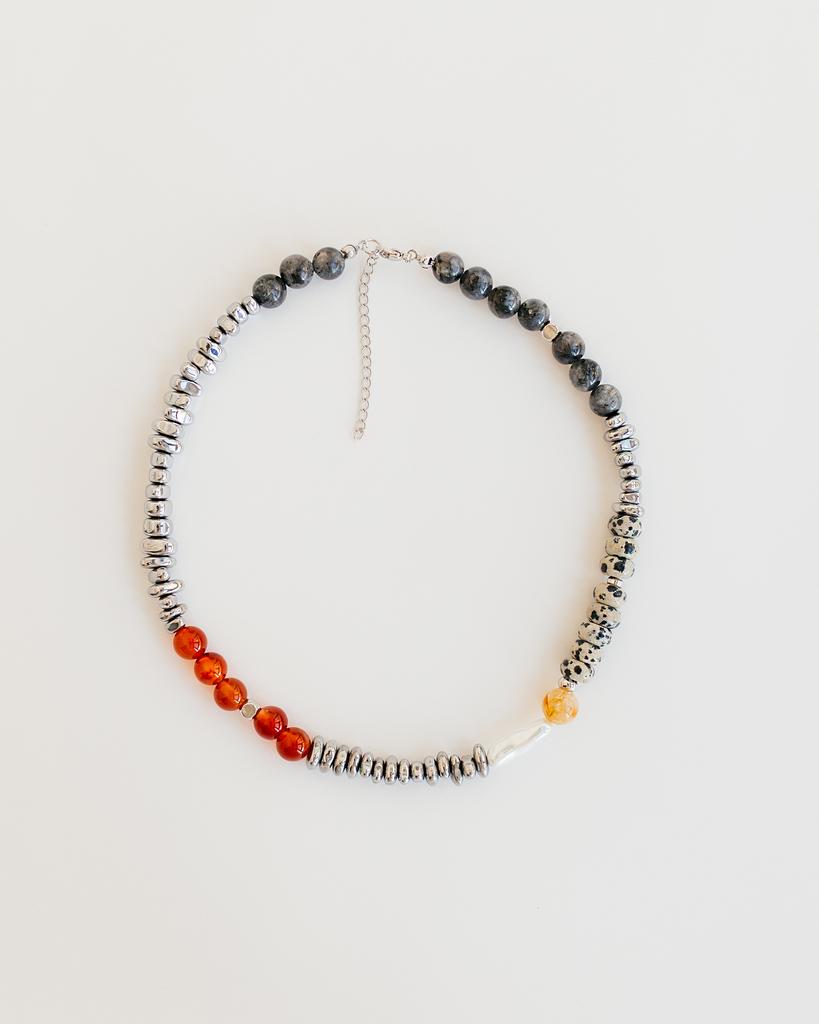 Чокер с гематитом