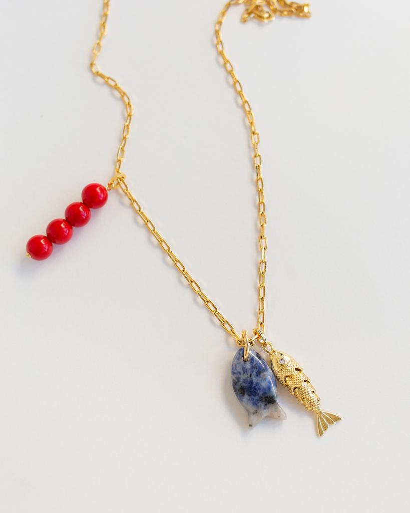 Подвеска с рыбками