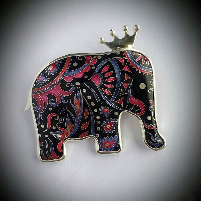 БРОШЬ "СЛОН"