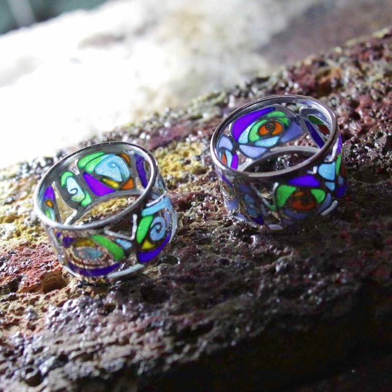 КОЛЬЦО "ВИТРАЖНОЕ"
