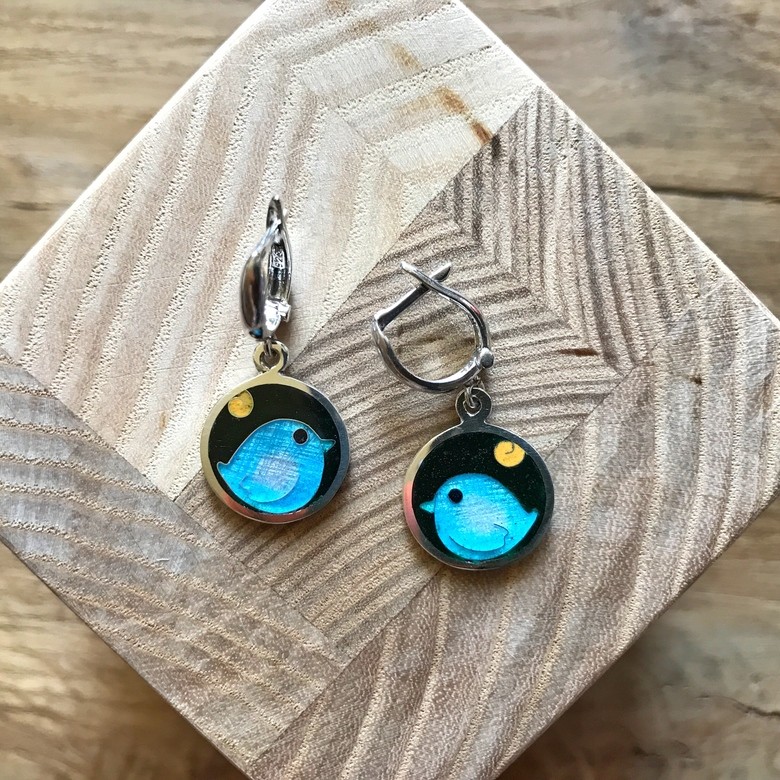 СЕРЬГИ "ПТЕНЦЫ"