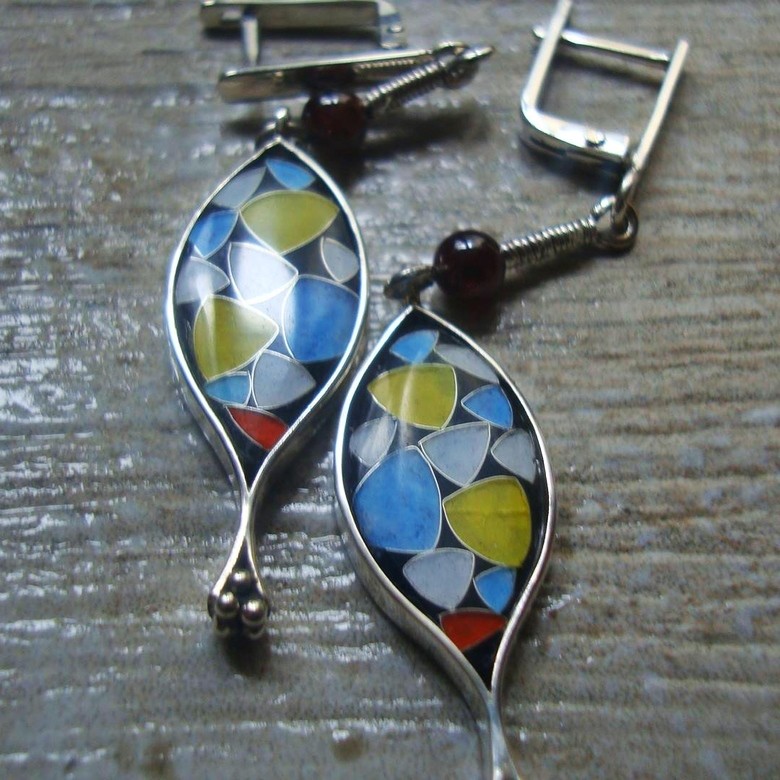 СЕРЬГИ "МОЗАИКА"