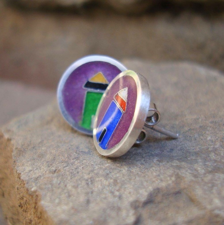 СЕРЬГИ "ДОМИКИ"