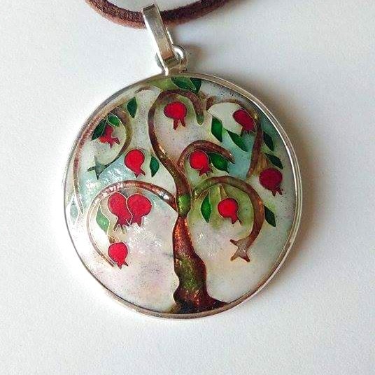 КУЛОН "ГРАНАТОВОЕ ДЕРЕВО"