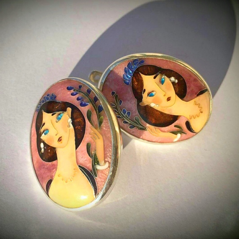 СЕРЬГИ "СИЛУЭТ"