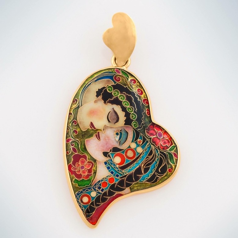 КУЛОН "ЛЮБОВЬ В ЦВЕТАХ"