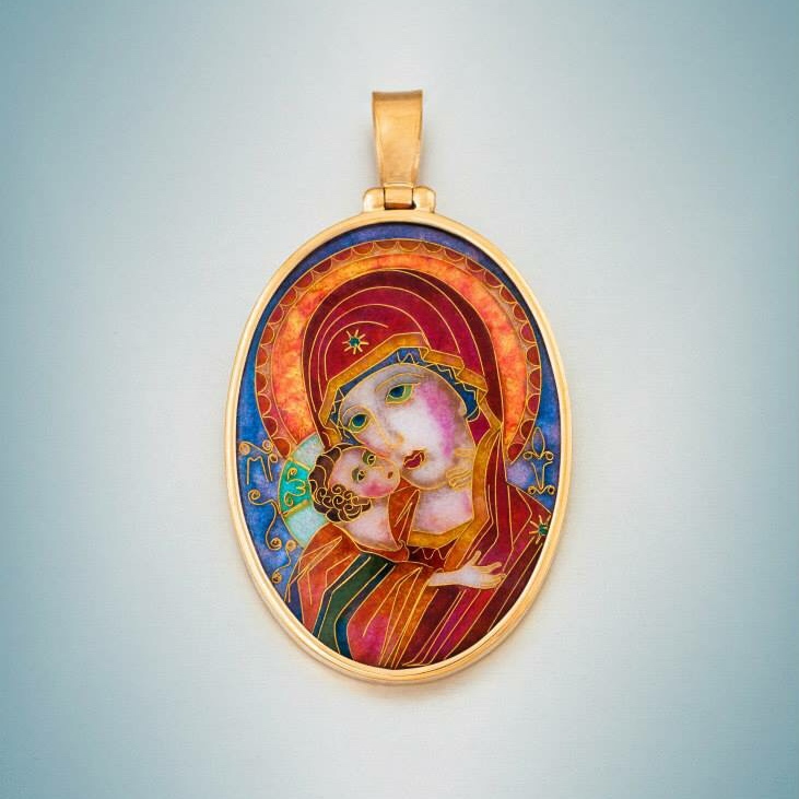 ИКОНА "БОЖЬЯ МАТЕРЬ С МЛАДЕНЦЕМ"