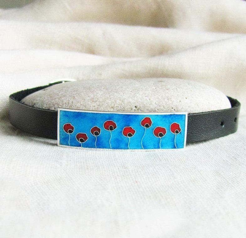 БРАСЛЕТ "НЕБЕСНЫЕ МАКИ"