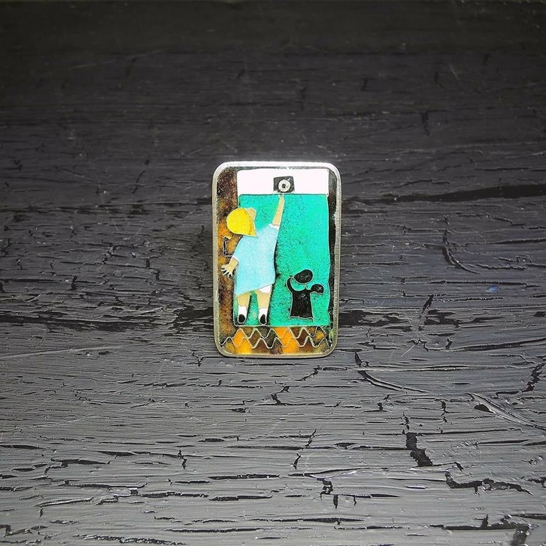 КОЛЬЦО "ДЕВОЧКА ФОТОГРАФ"