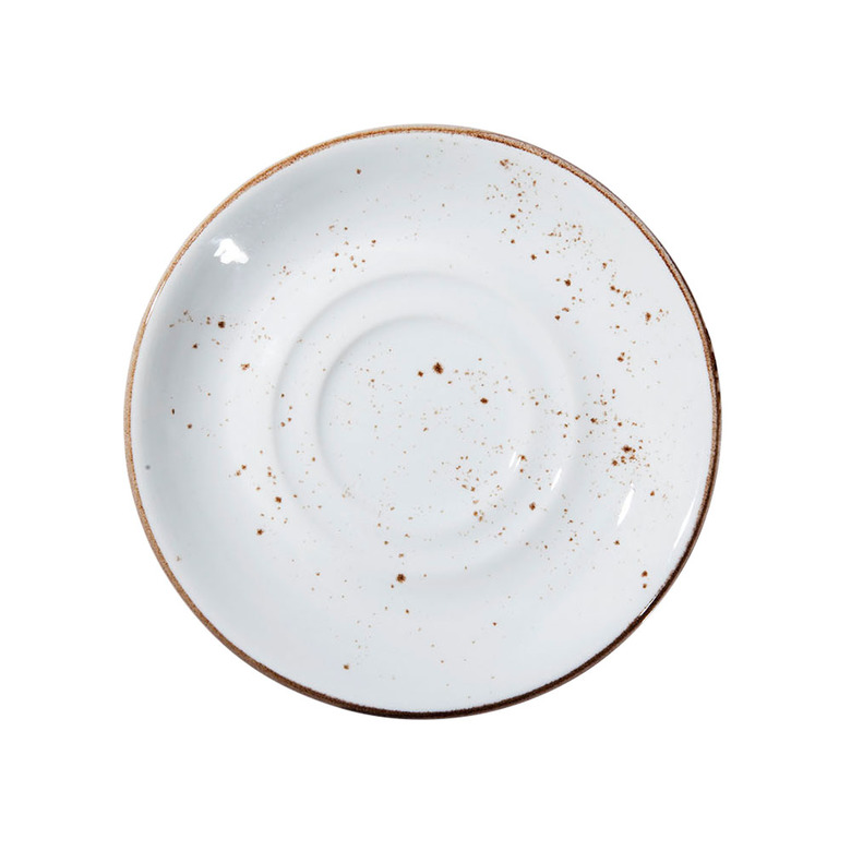 Блюдце 15 см, цвет - белый, RUSTICS, PETYE