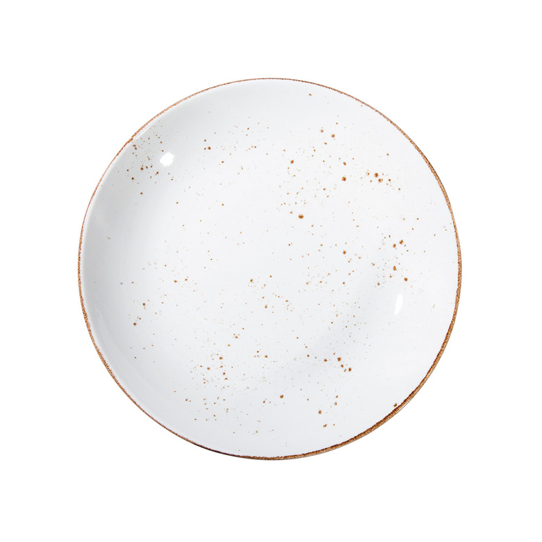 Тарелка плоская десертная 18 см, цвет - белый, RUSTICS, PETYE