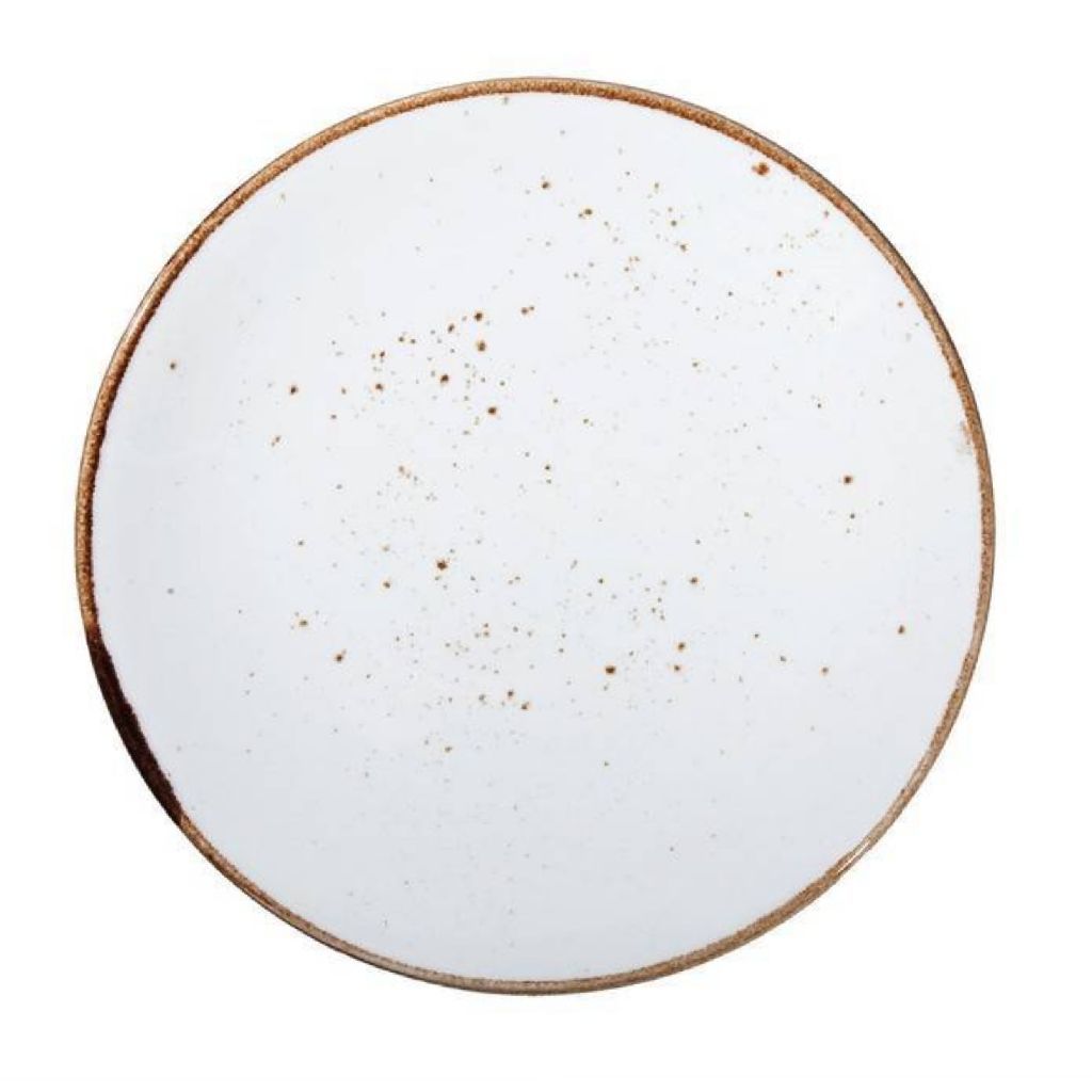 Тарелка плоская  28 см, цвет - белый, RUSTICS, PETYE