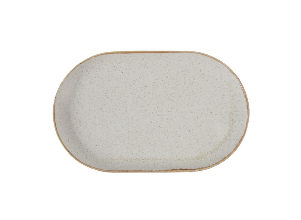 Плато овальное 32 см, PORLAND, SEASONS Beige