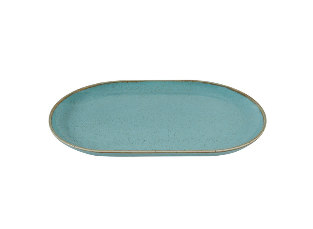 Плато овальное 32 см, PORLAND, SEASONS Turquoise