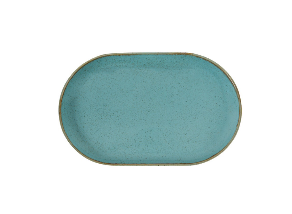 Плато овальное 32 см, PORLAND, SEASONS Turquoise