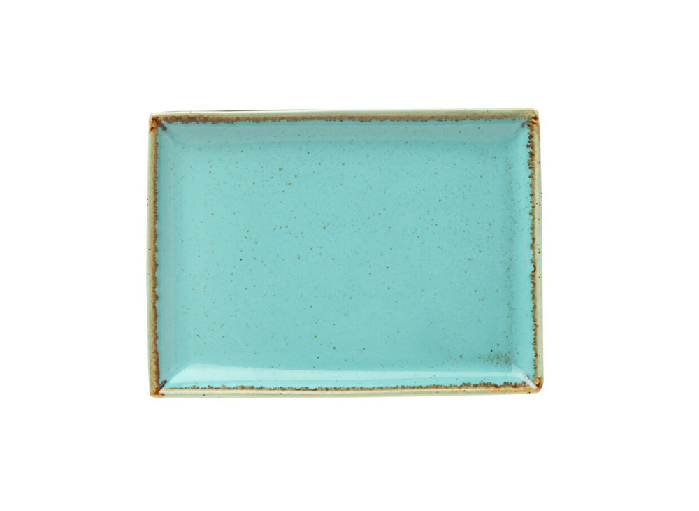 Блюдо прямоугольное 27*21 см, PORLAND, SEASONS Turquoise