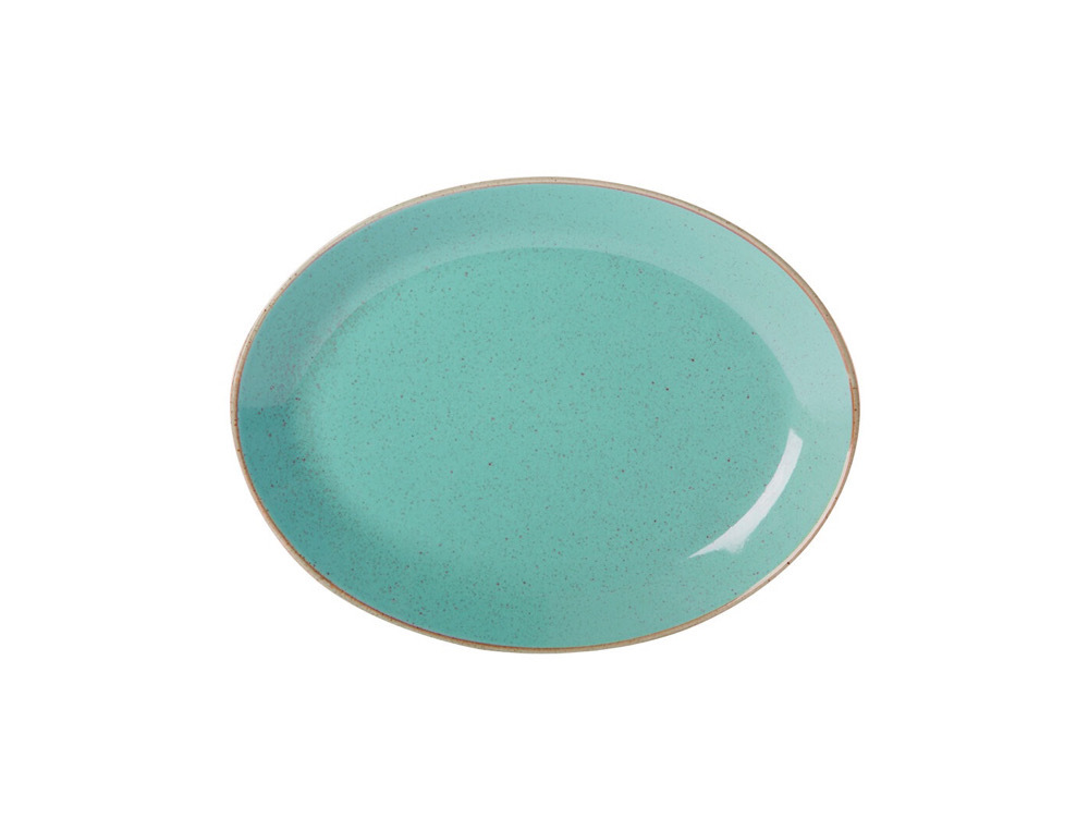 Блюдо овальное 18 см, PORLAND, SEASONS Turquoise