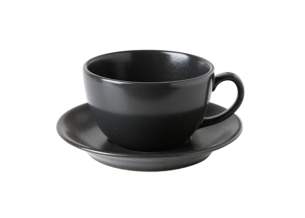 Чашка для чая и кофе 340 мл, PORLAND, SEASONS Black