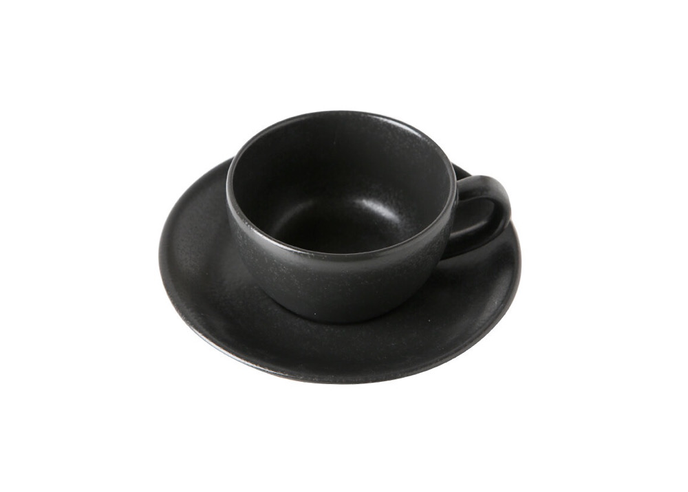 Чашка для чая и кофе 340 мл, PORLAND, SEASONS Black