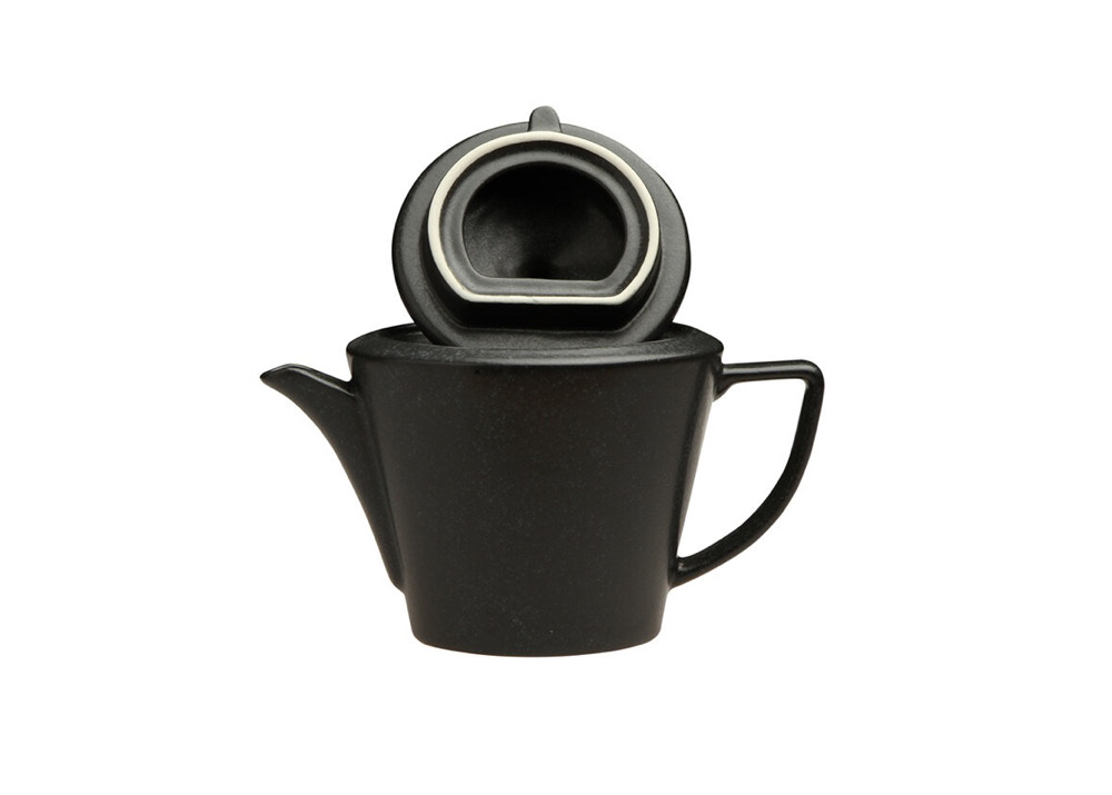 Чайник 500 мл с крышкой, PORLAND, SEASONS Black