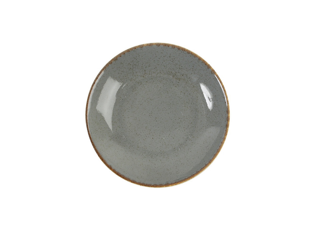 Тарелка глубокая 26 см, PORLAND, SEASONS Dark grey