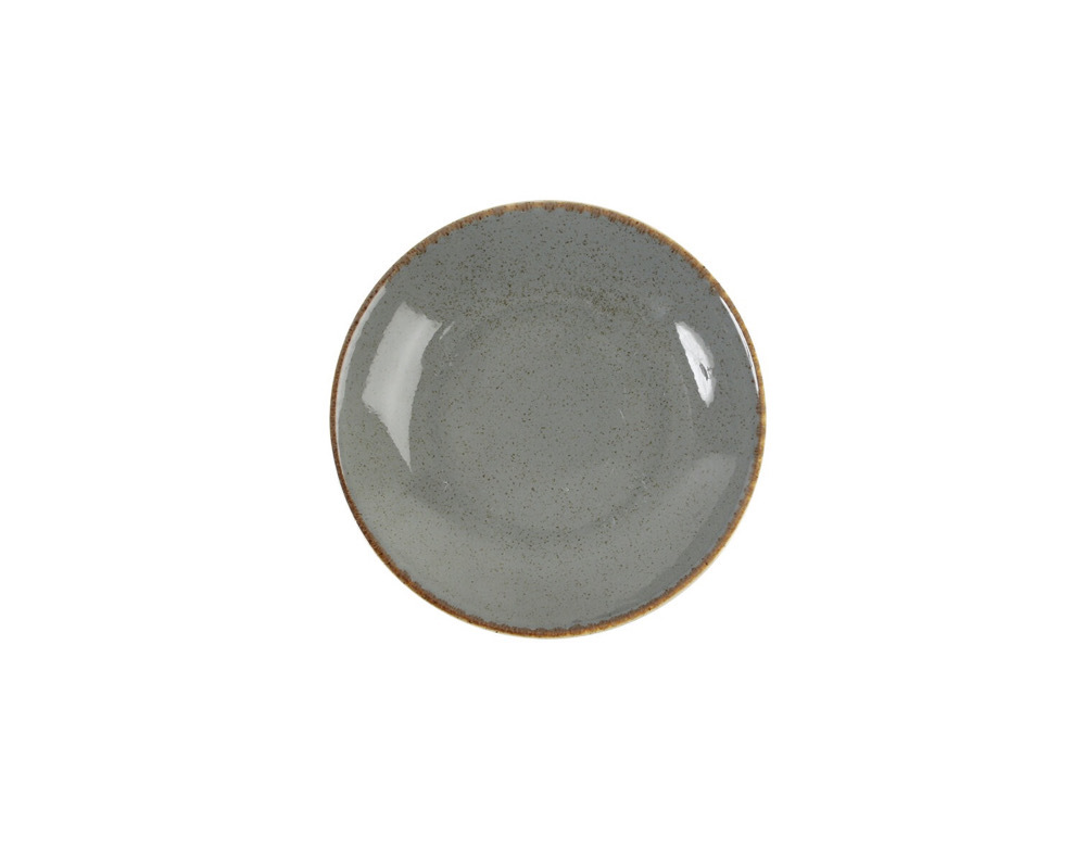 Тарелка глубокая 21 см, PORLAND, SEASONS Dark grey