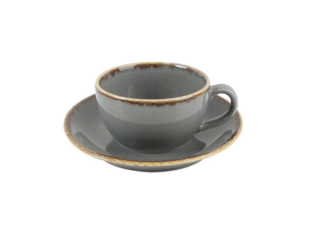 Чашка для чая и кофе 250 мл, PORLAND, SEASONS Dark grey
