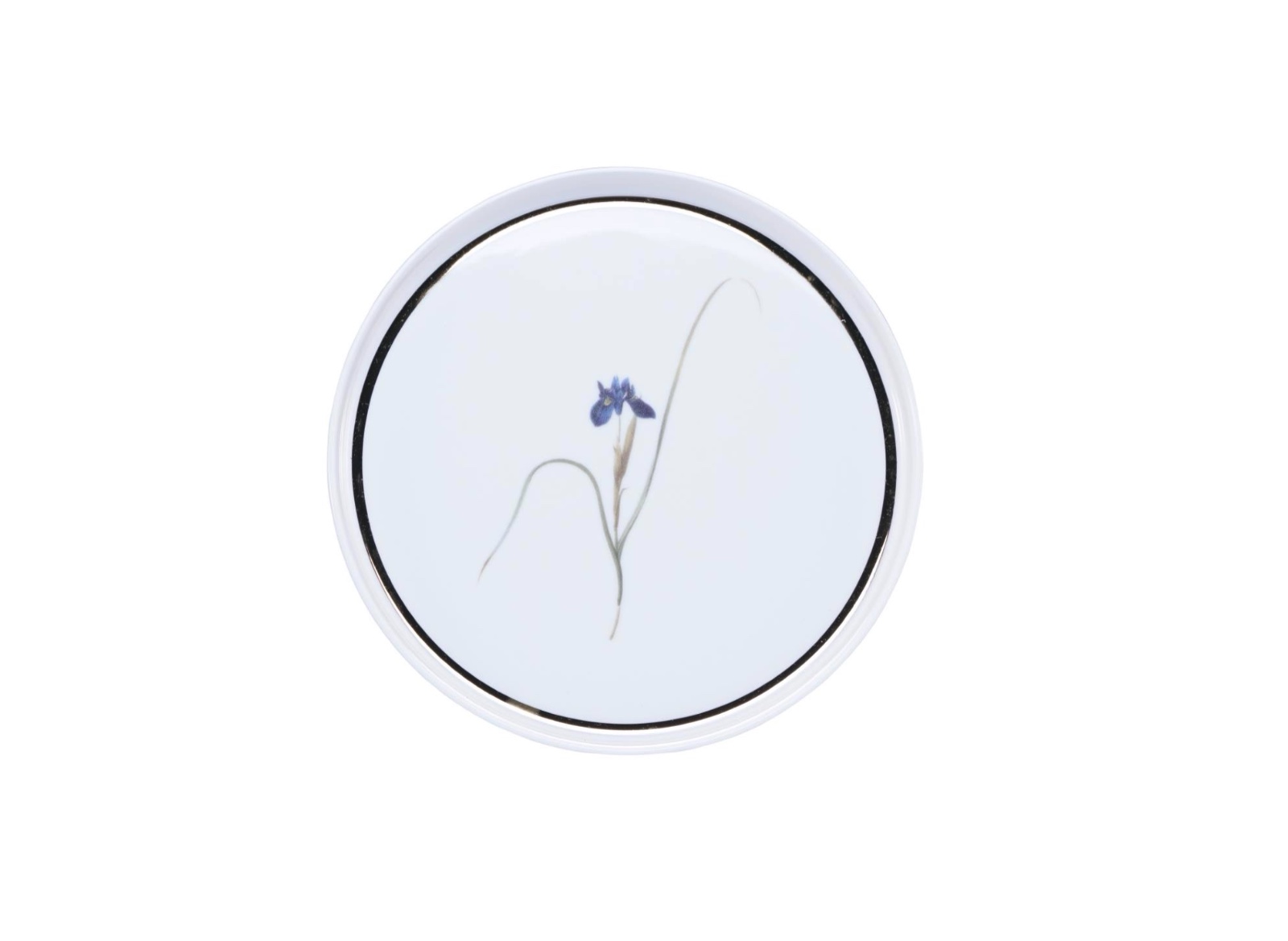 Тарелка средняя 21 см, PORLAND, Botanical, цветок № 3