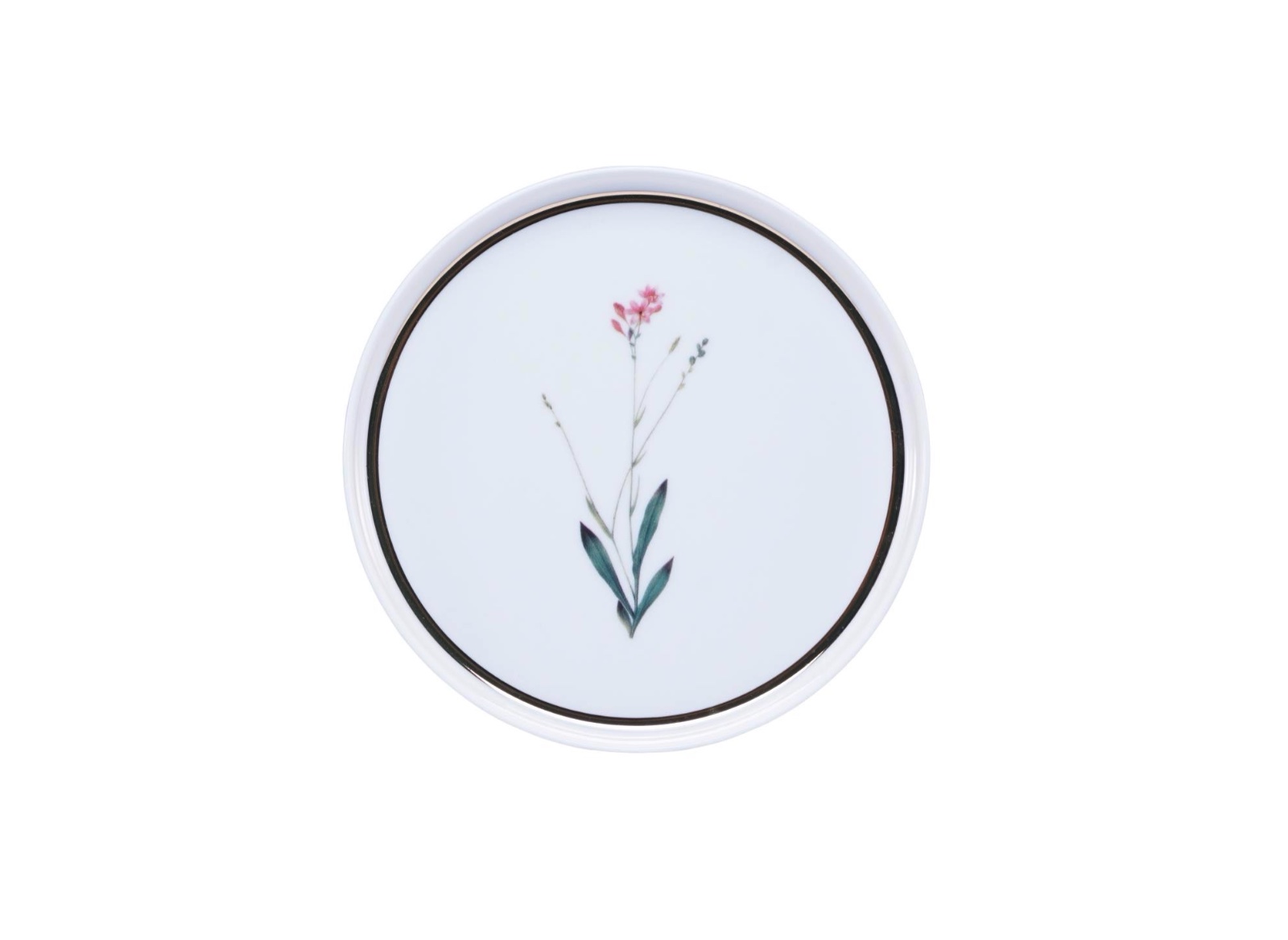 Тарелка средняя  21  см, PORLAND, Botanical, цветок № 4