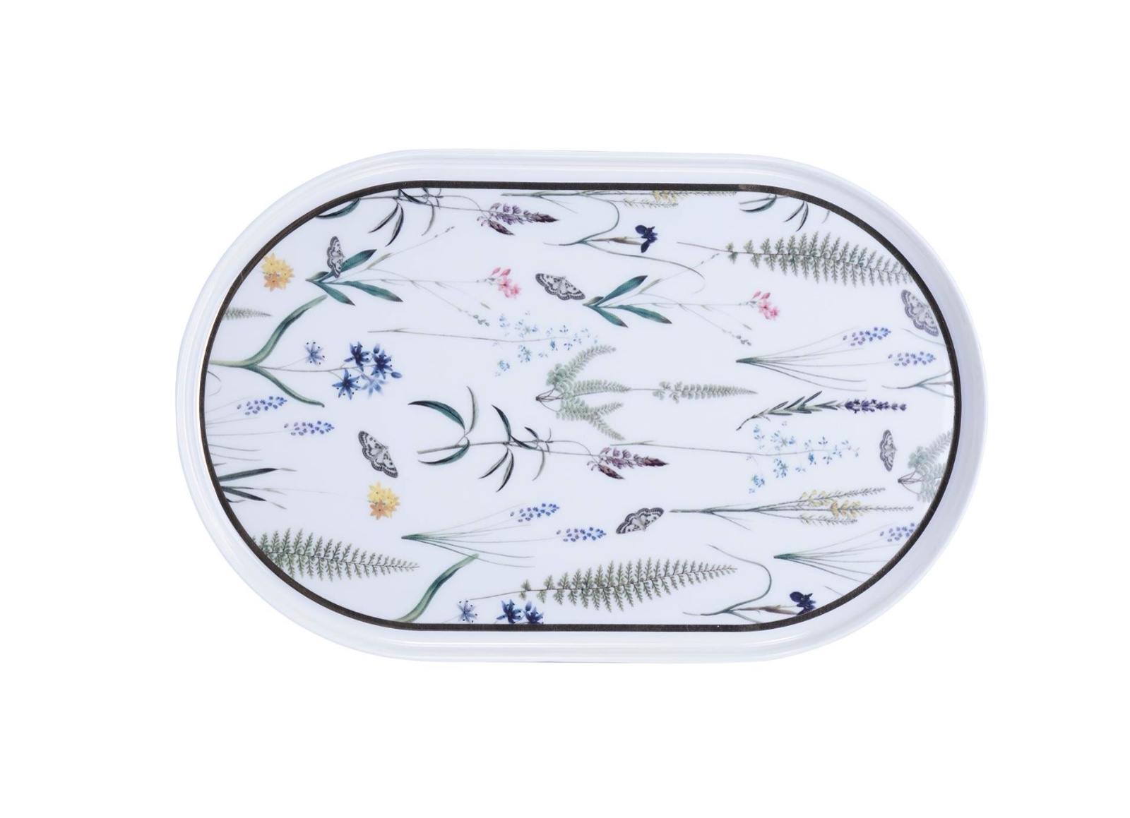 Блюдо овальное 32 см, PORLAND, Botanical