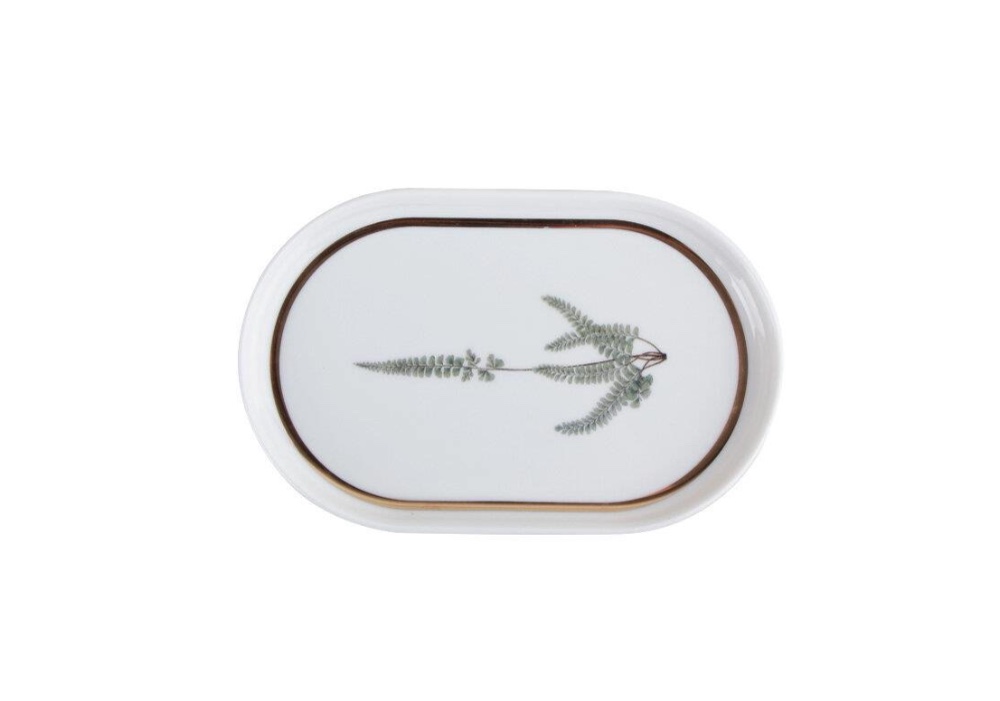 Блюдо овальное 18 см, PORLAND, Botanical