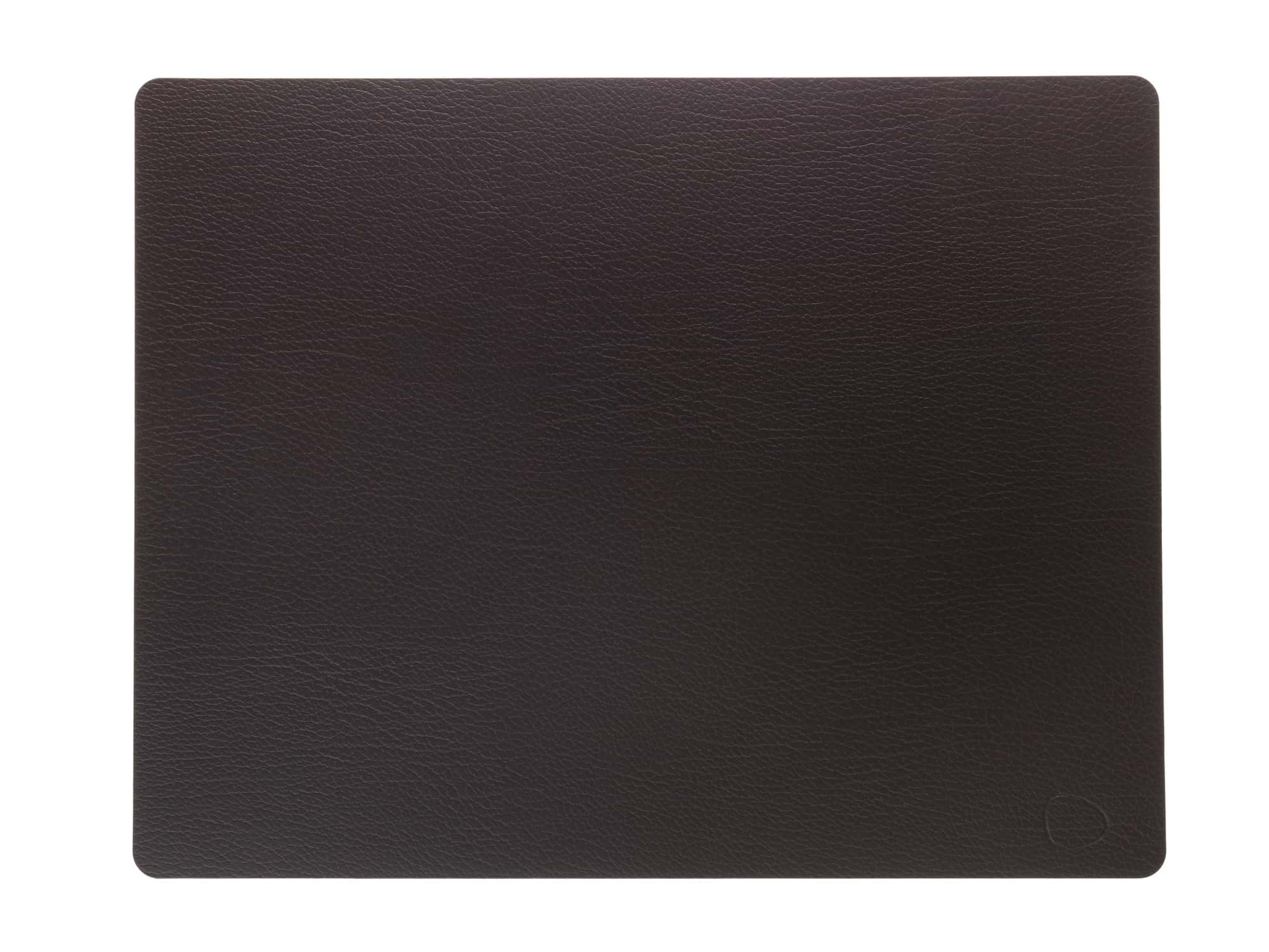 Сервировочная салфетка прямоугольная из кожи 35*45 см (коричневая) LINDDNA, Bull