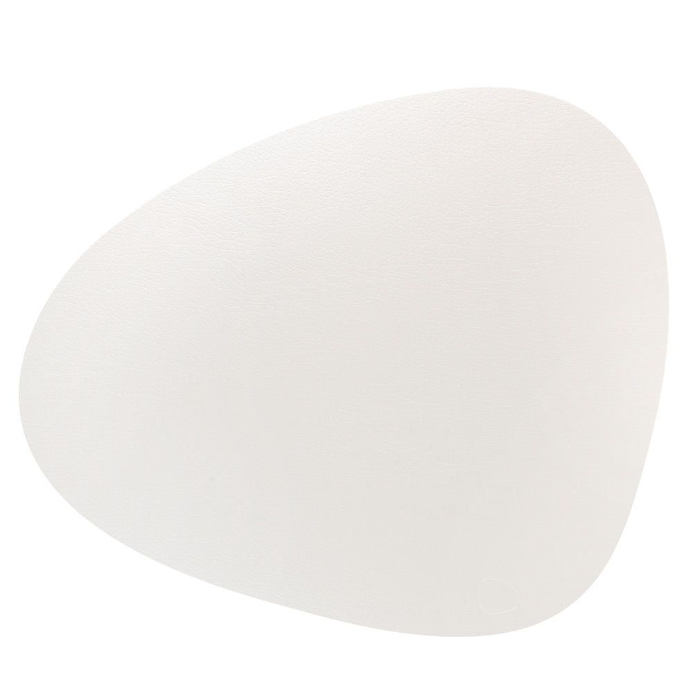 Сервировочная салфетка фигурная из кожи 37*44 см (белая) LINDDNA, Bull