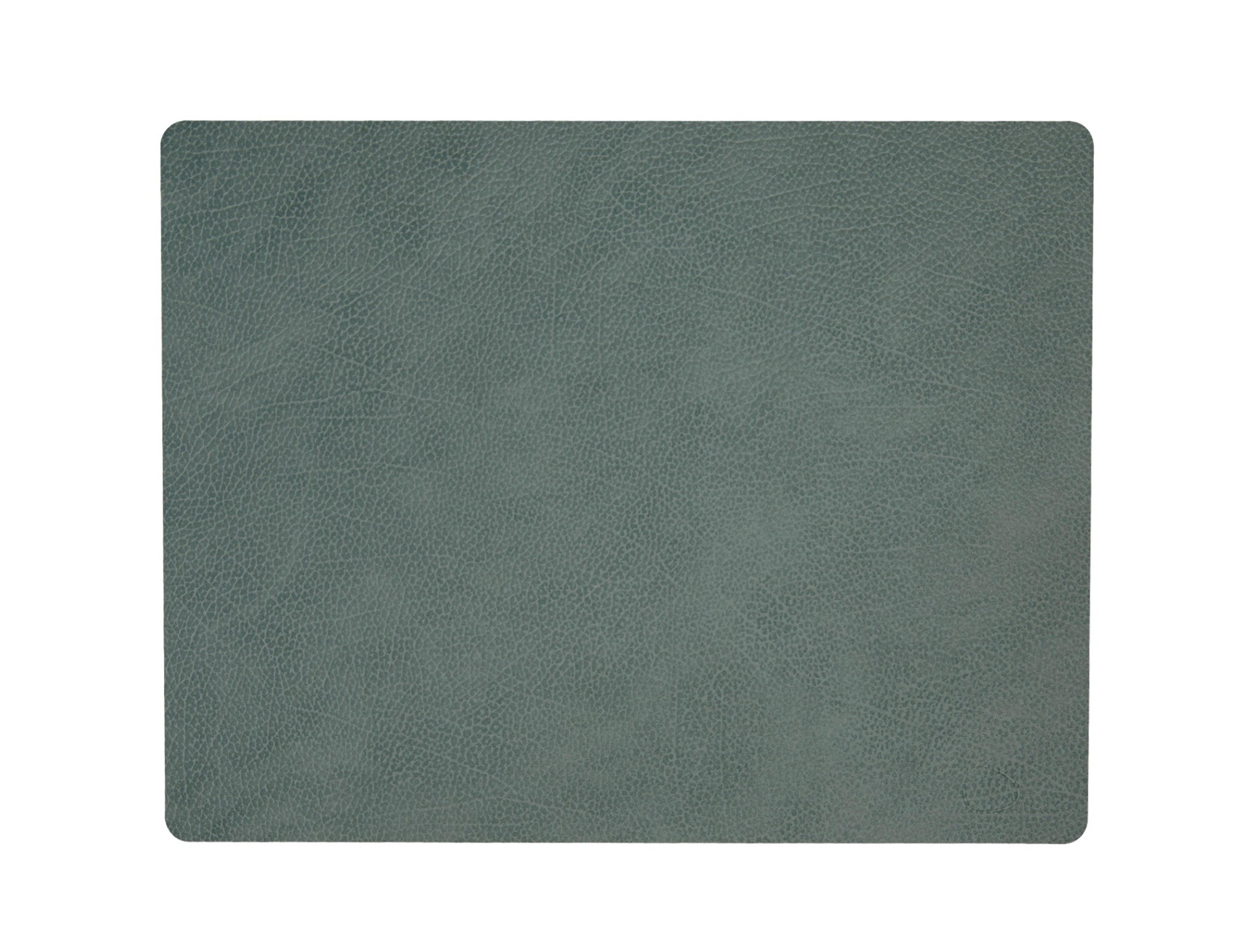 Сервировочная салфетка прямоугольная из кожи 35*45 см (пастельно-зеленая) LINDDNA, Hippo