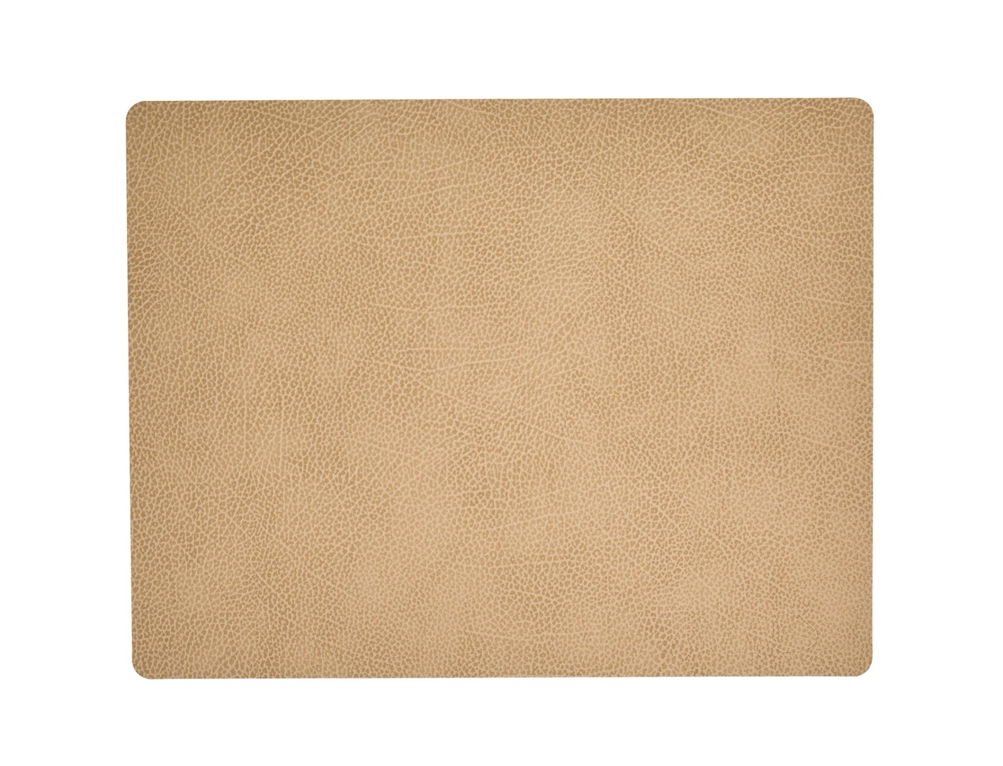 Сервировочная салфетка прямоугольная из кожи 35*45 см (песочная) LINDDNA, Hippo