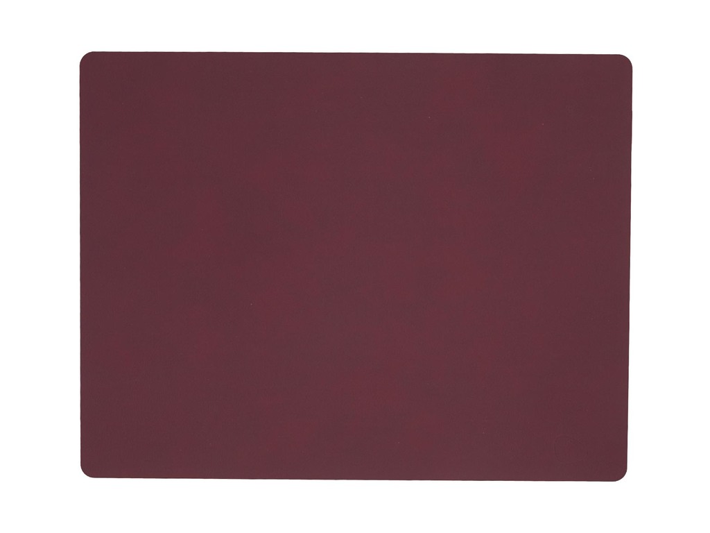 Сервировочная салфетка прямоугольная из кожи 35*45 см (сливовая) LINDDNA, Nupo