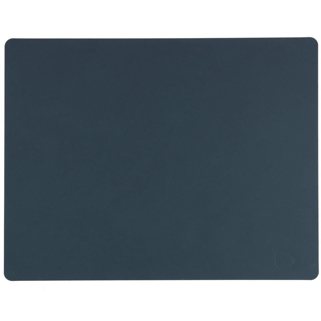 Сервировочная салфетка прямоугольная из кожи 35*45 см (темно-синяя) LINDDNA, Nupo