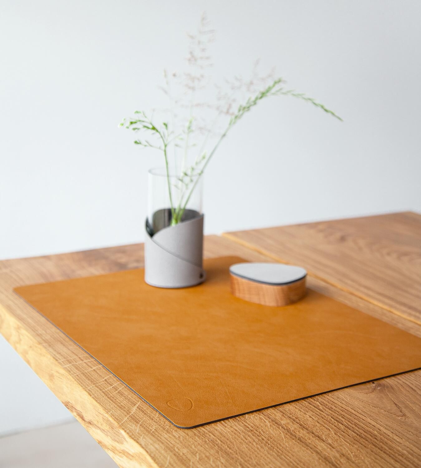 Сервировочная салфетка прямоугольная из кожи 35*45 см (темный-карри) LINDDNA, Nupo